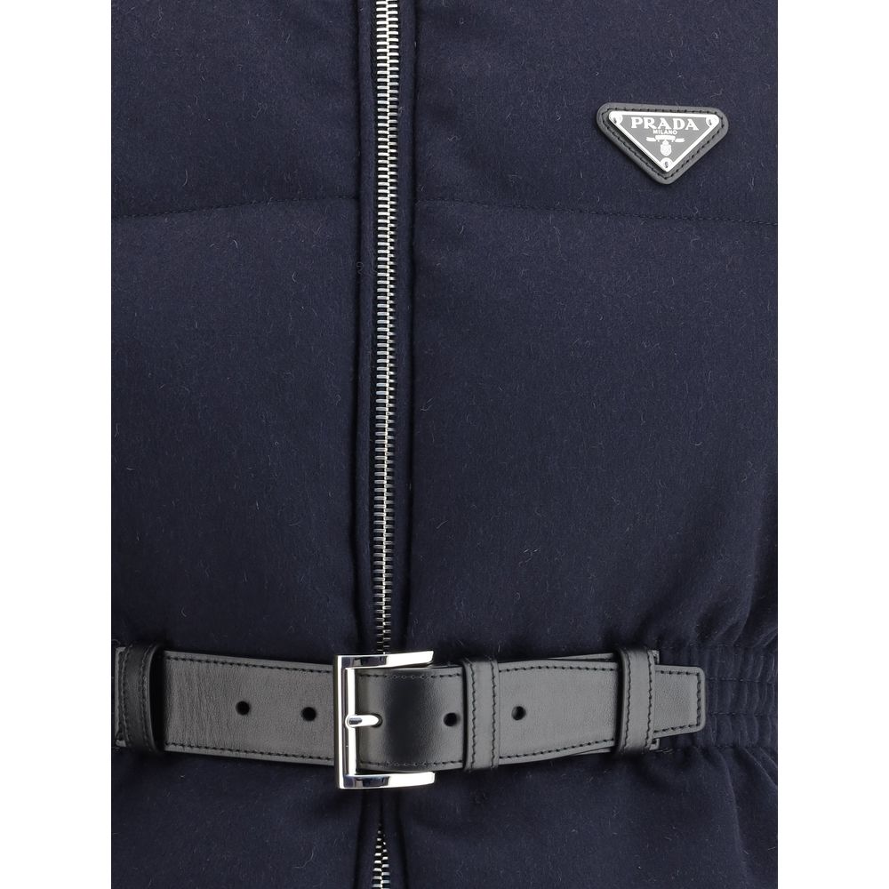 Prada Flannel Down Vest