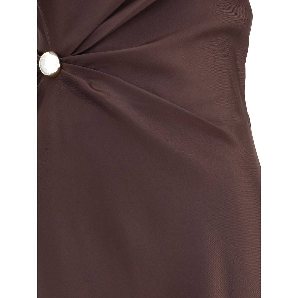 Loulou De Saison Silk midi Dress