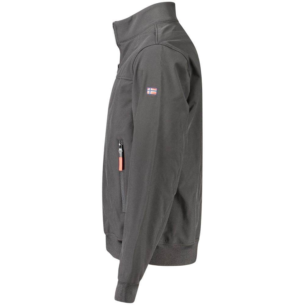 Norway 1963 Black Polyester Men's Jacket - Hilstor