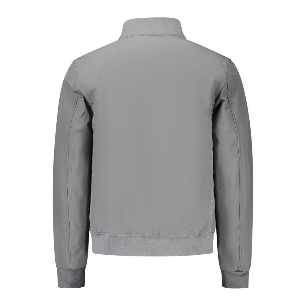 Norway 1963 Gray Polyester Men's Jacket - Hilstor