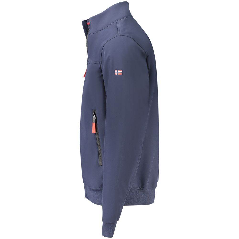 Norway 1963 Blue Polyester Men's Jacket - Hilstor