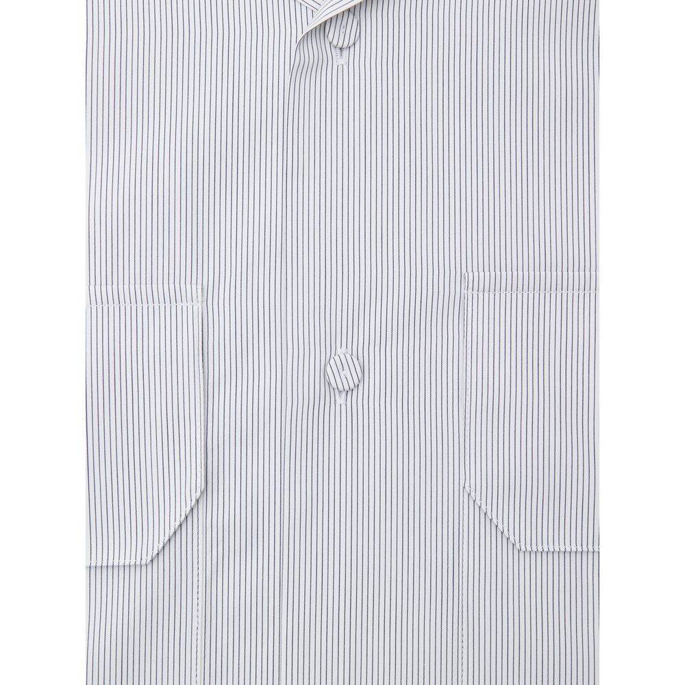 Jil Sander Blue Cotton Shortsleeve - Hilstor
