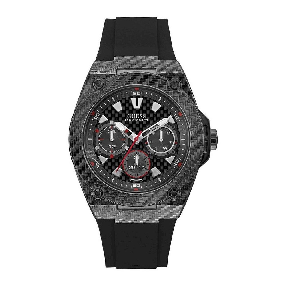 Guess Black Rubber Watch