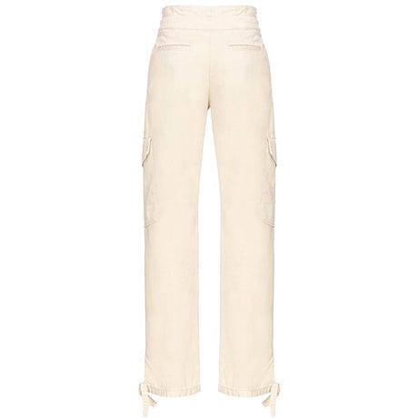 PINKO White Cotton Jeans & Pant