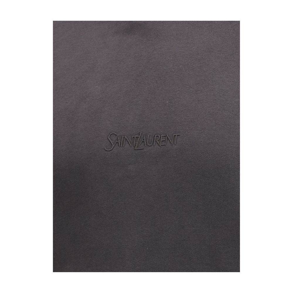 Saint Laurent Logoed Hoodie - Hilstor