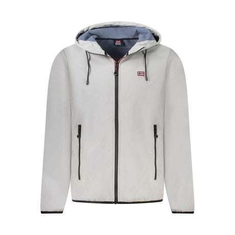 Norway 1963 Gray Polyester Men Jacket - Hilstor