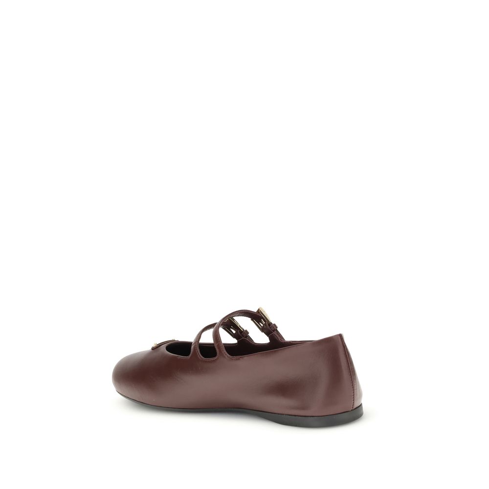 Prada Leather Ballerinas