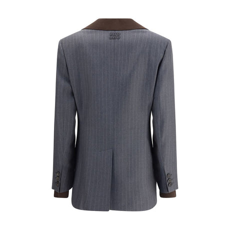 Miu Miu Striped Blazer