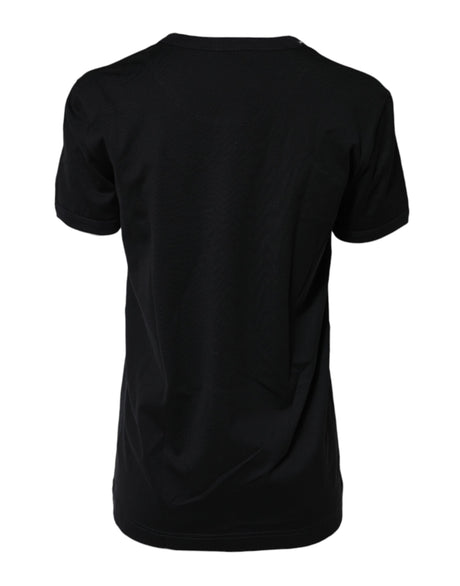 Dolce &amp; Gabbana Sort bomuld DG Print kortærmet T-shirt 