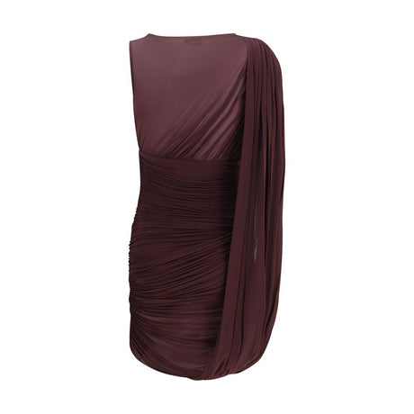 Magda Butrym Sheer draped mini Dress
