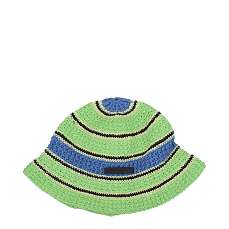 Stella McCartney Green Cotton Bucket Hats - Hilstor