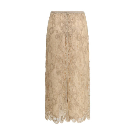 Fabiana Filippi Macramé lace midi Skirt