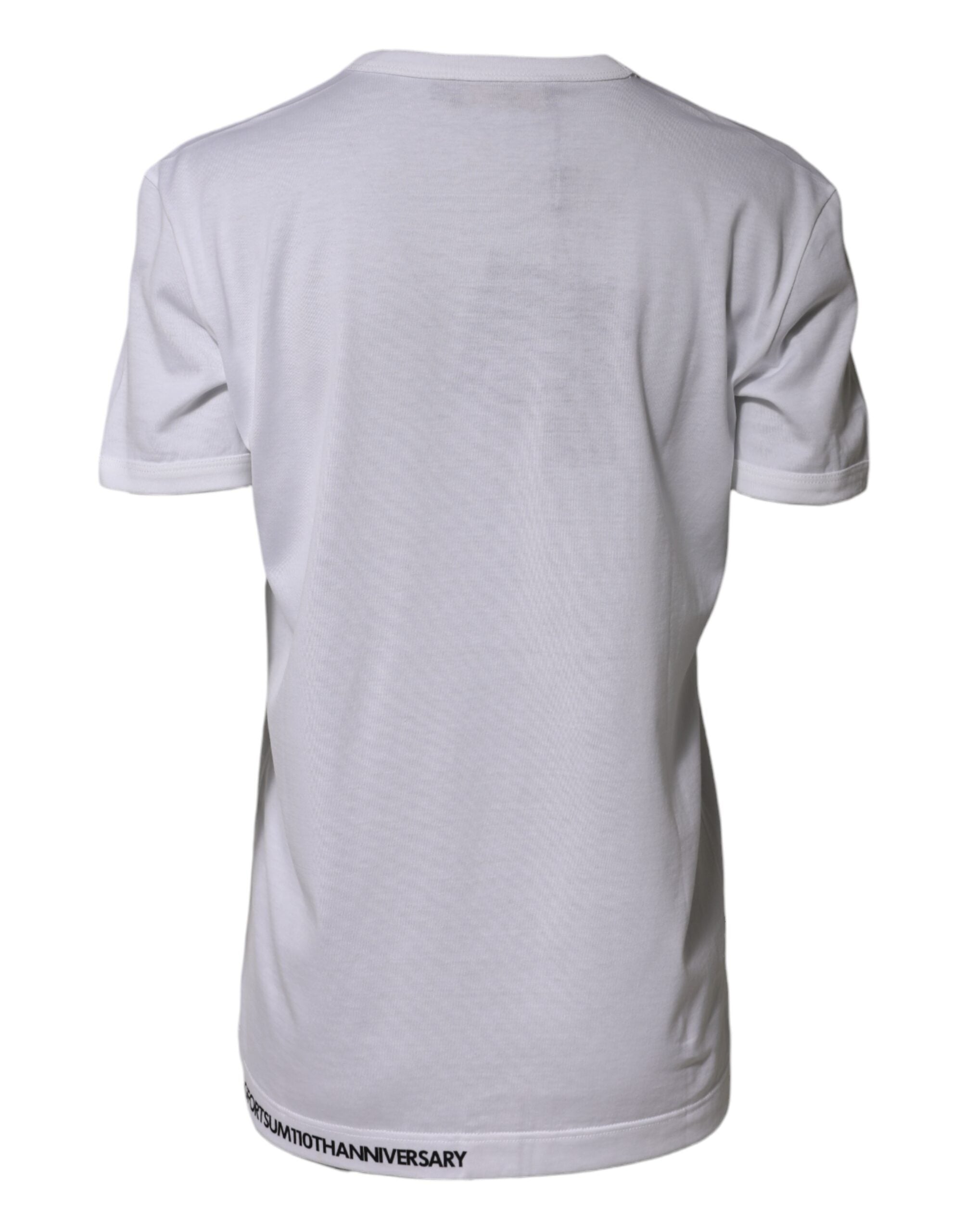 Dolce & Gabbana White DG Loves Moscow Crew Neck T-shirt