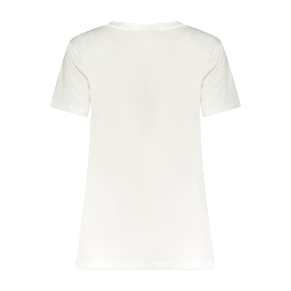 Guess Jeans White Cotton Tops & T-Shirt