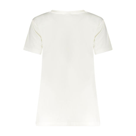 Guess Jeans White Cotton Tops & T-Shirt