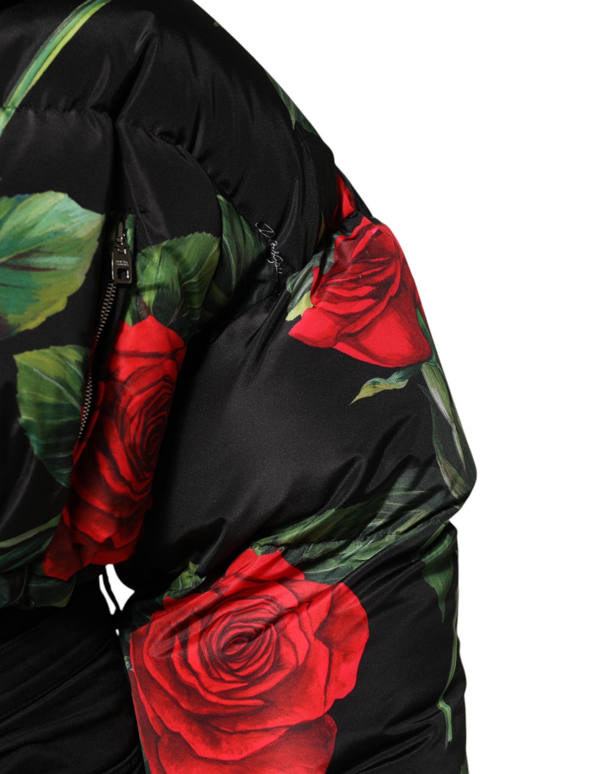 Dolce &amp; Gabbana Flerfarvet Blomsterduftfrakke Jakke med Lynlås