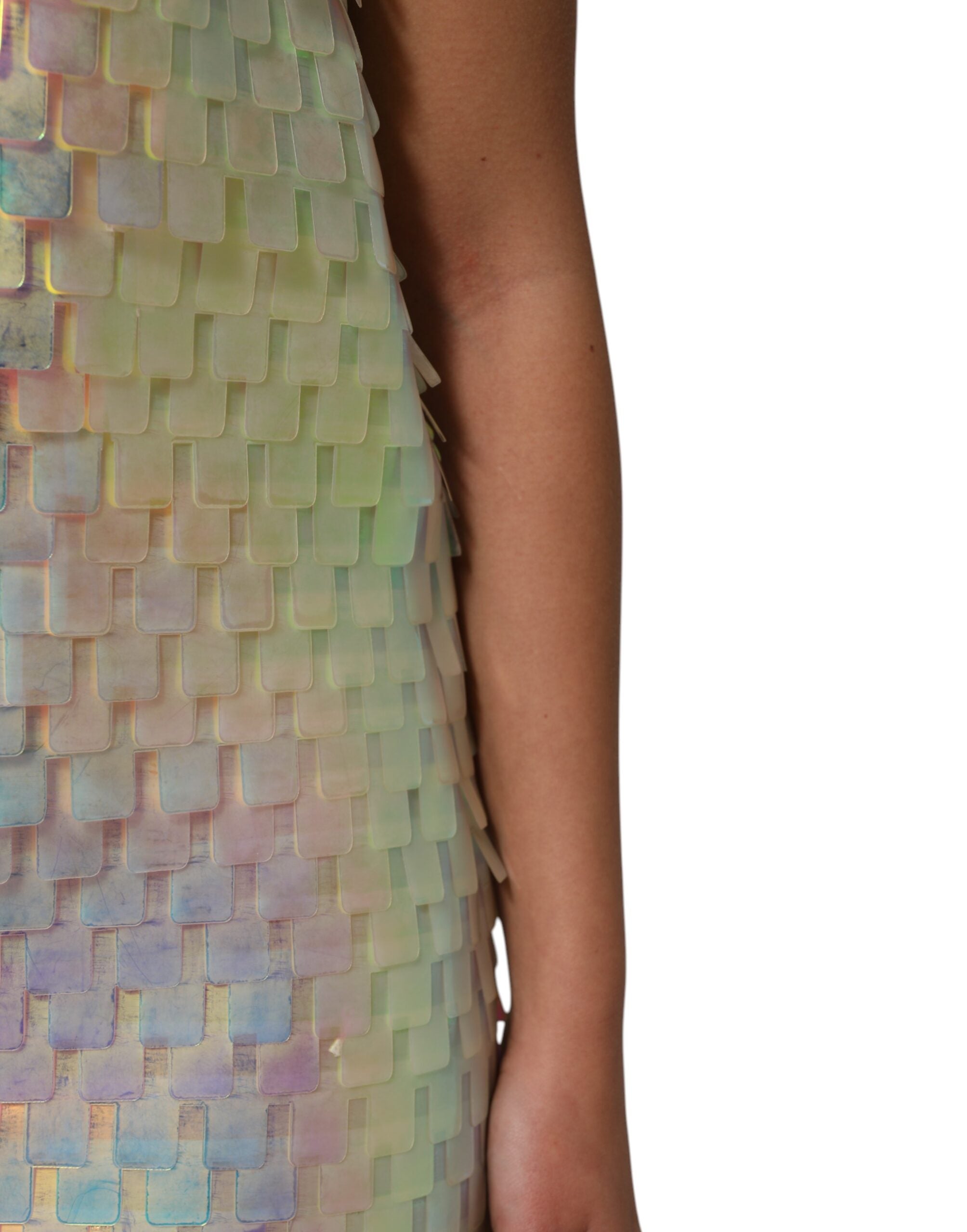 Dolce &amp; Gabbana Multifarvet Paillet Holografisk Minikjole
