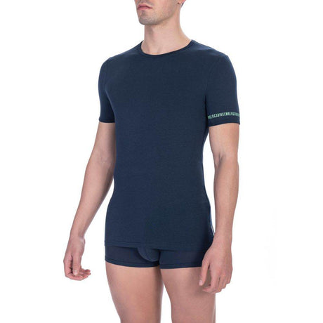 Bikkembergs Black Cotton Men's T-Shirt - Hilstor