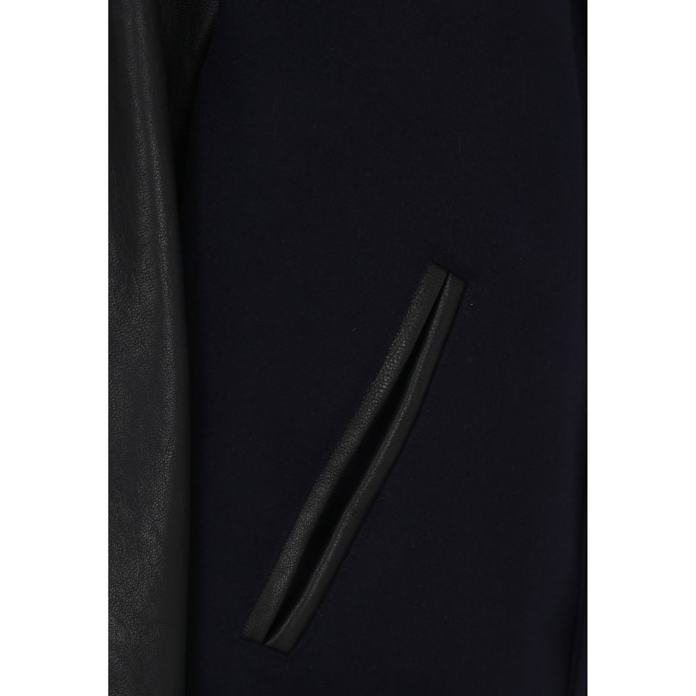 Golden Goose Blue Wool Bomber