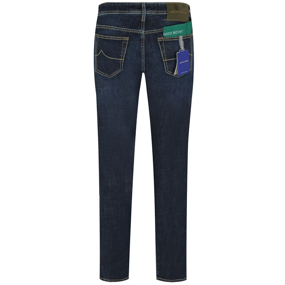 Jacob Cohen Blue Cotton Men's Jeans