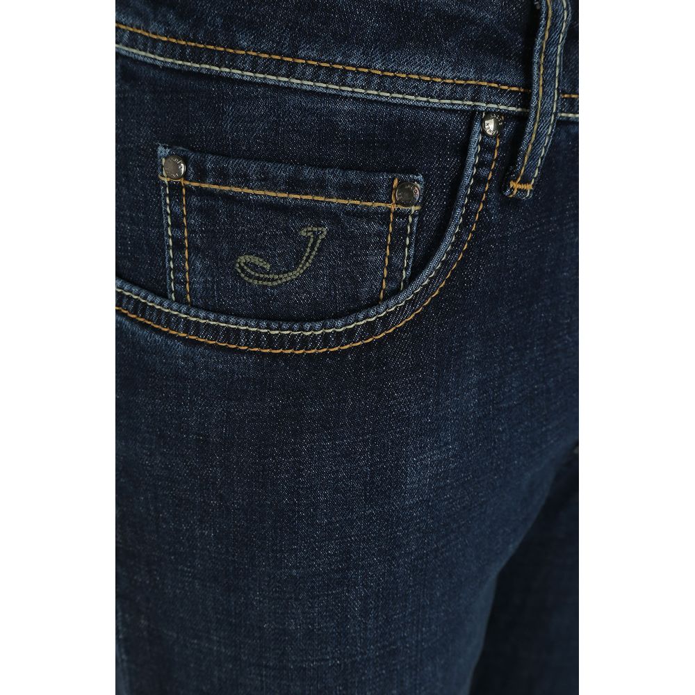 Jacob Cohen Blue Cotton Men's Jeans