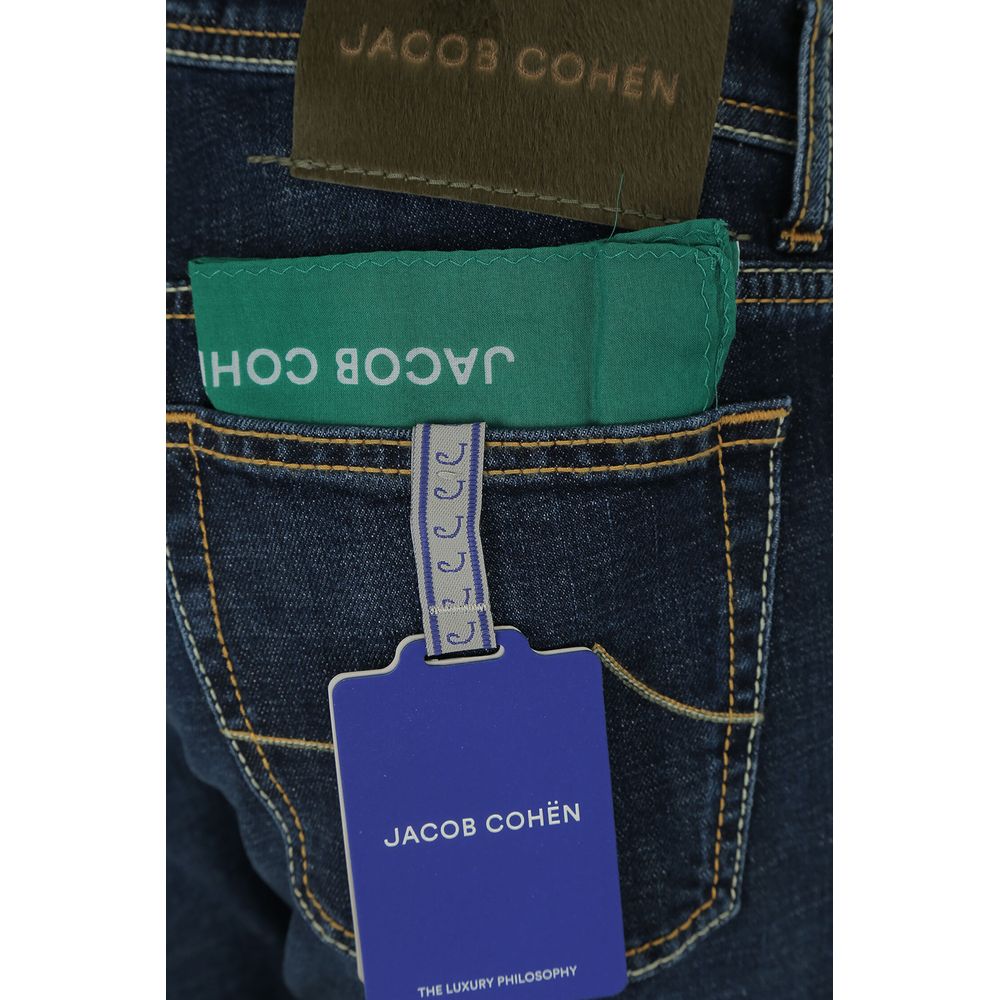 Jacob Cohen Blue Cotton Men's Jeans