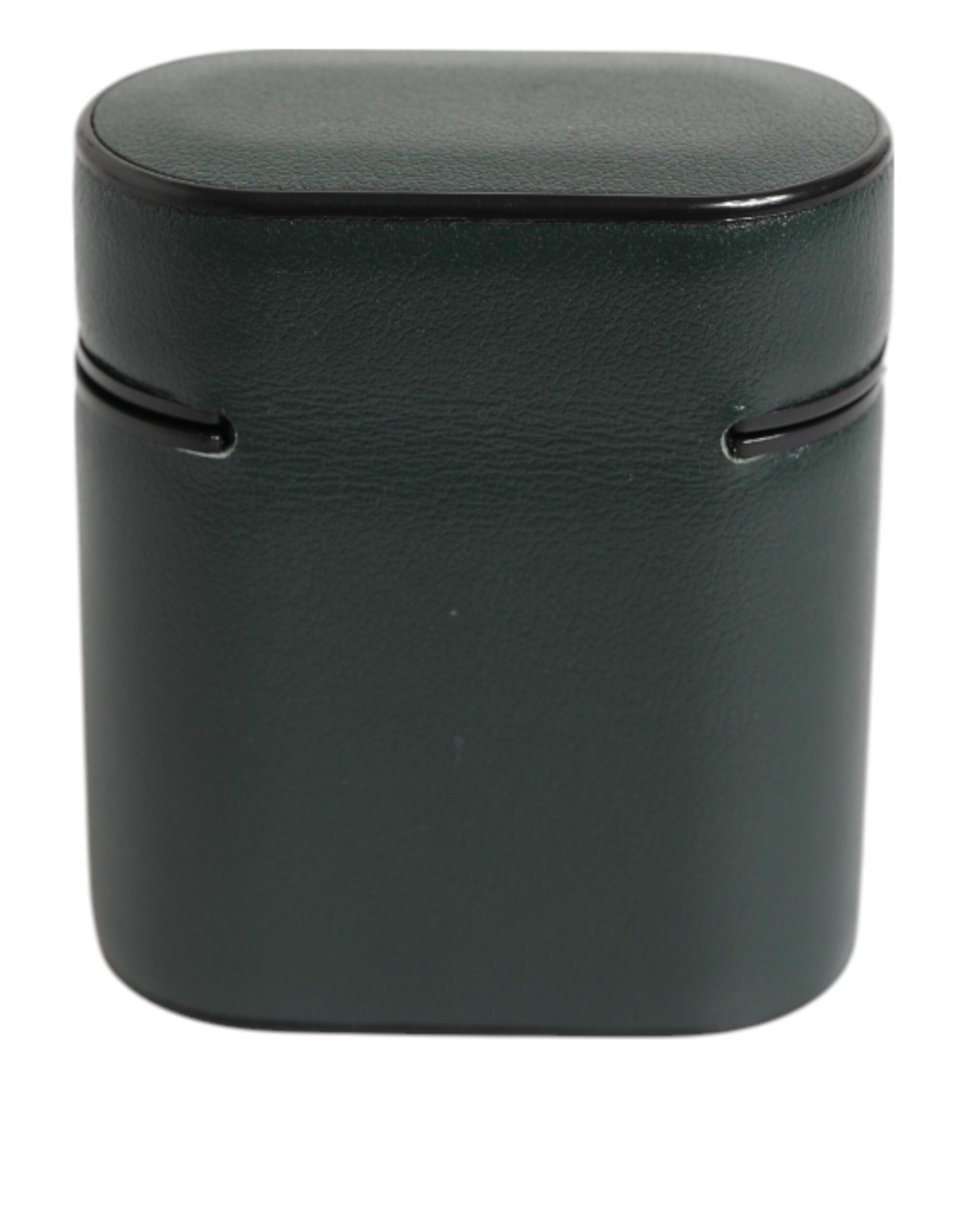 Dolce &amp; Gabbana Svart Läderfodral med Logotyptryck och Flipfodral till Herr, Airpods