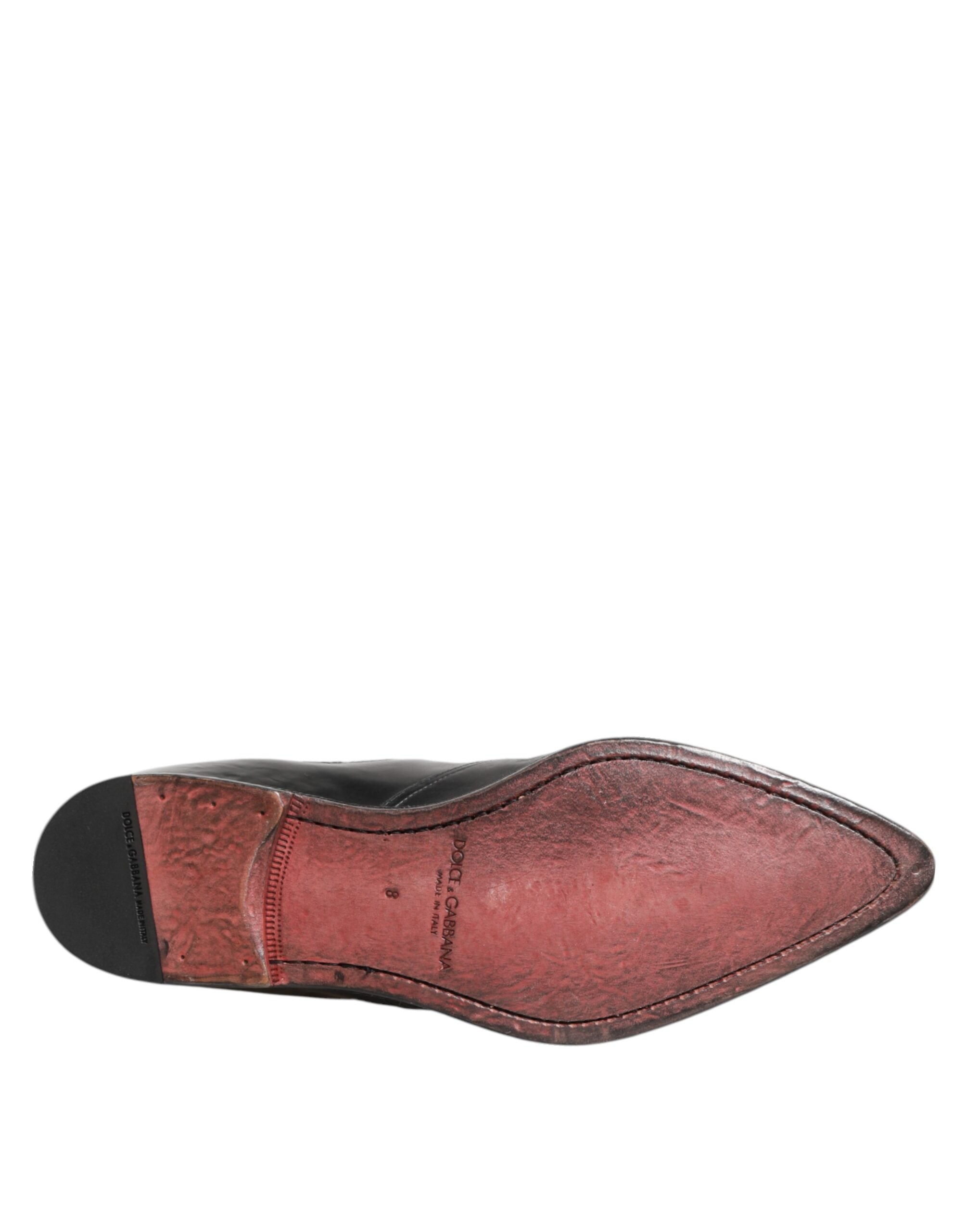 Dolce &amp; Gabbana Sorte Chelsea Slip On Herre Ankelstøvler Sko