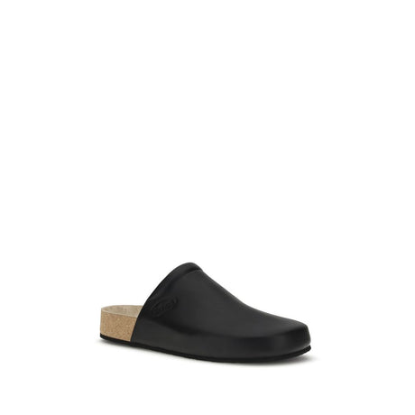 Balenciaga Leather Mules with cork insole