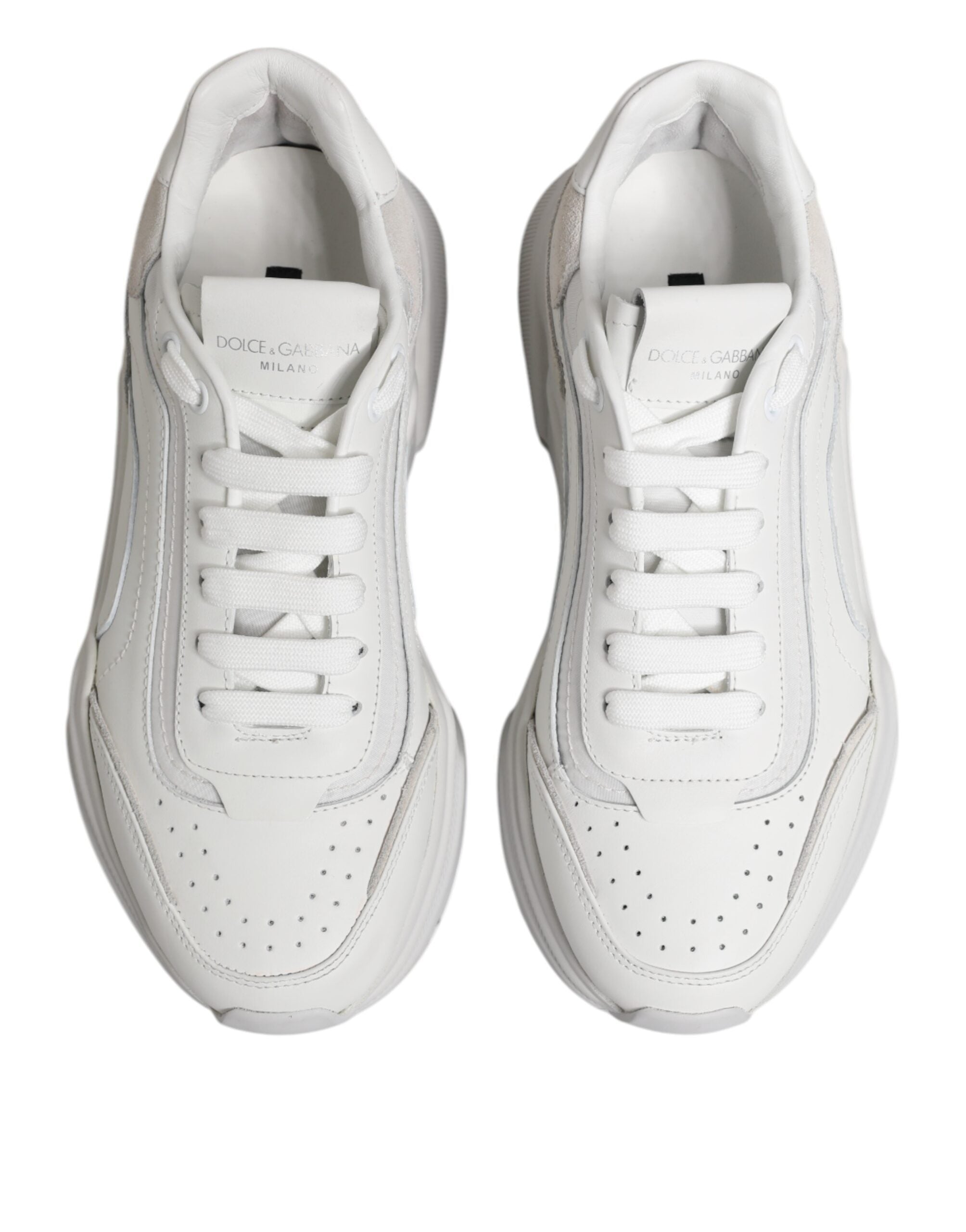 Dolce &amp; Gabbana Hvide Daymaster Lave Herre Sneakers Sko