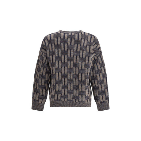 Giorgio Armani Multicolor Wool Sweatshirt