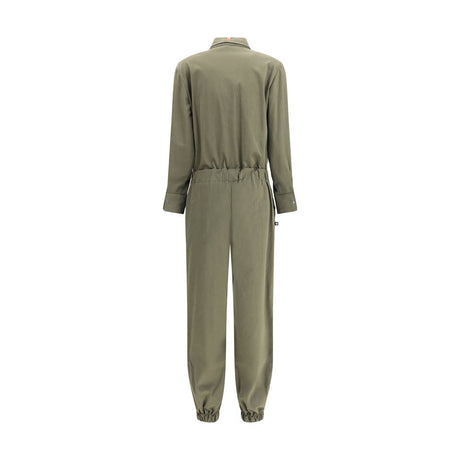 Ella Grøn Bomuldsjumpsuit