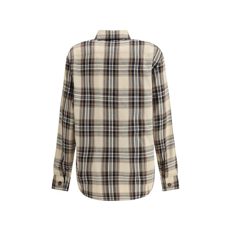Saint Laurent Tartan lavallière Shirt
