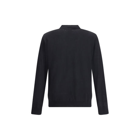 Golden Goose Black Fleece Wool Dress Shirt