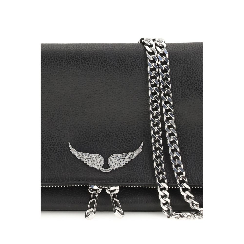 Zadig & Voltaire Black Leather Shoulder Bag