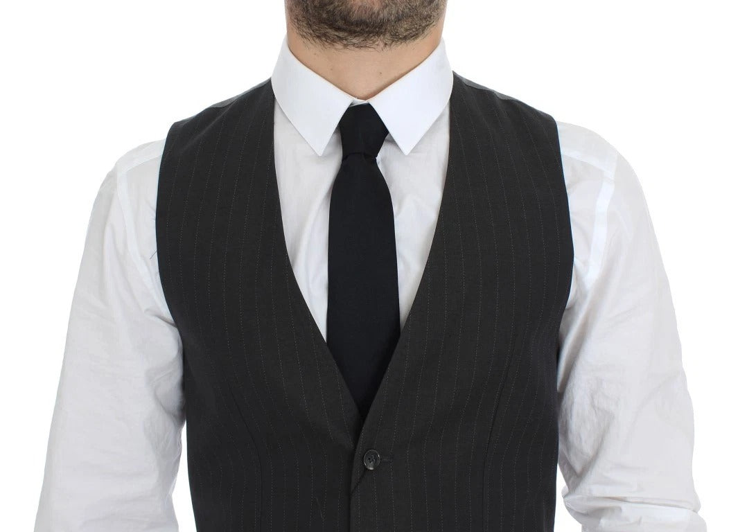 Dolce &amp; Gabbana gråstribet formel kjole vest