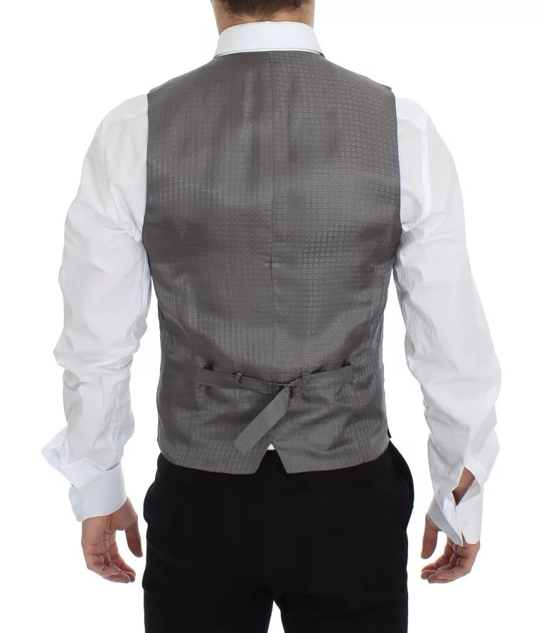 Dolce &amp; Gabbana gråstribet formel kjole vest