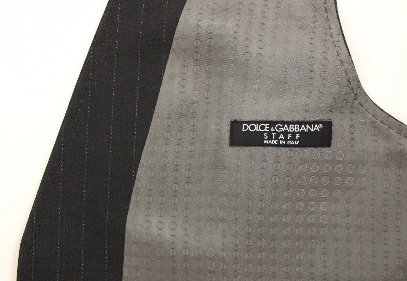 Dolce &amp; Gabbana gråstribet formel kjole vest