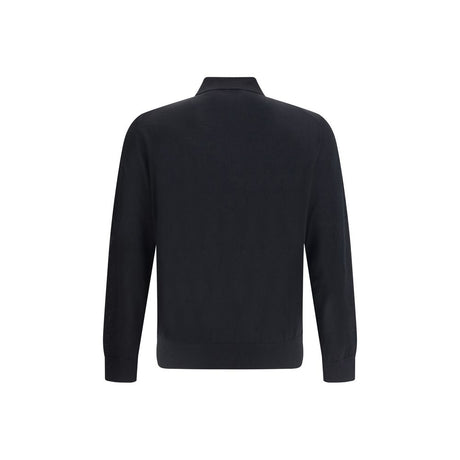 Giorgio Armani Black Fleece Wool Sweatshirt