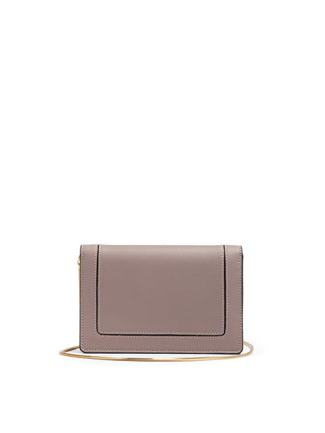 Giada Pudderrosa Læder Clutch