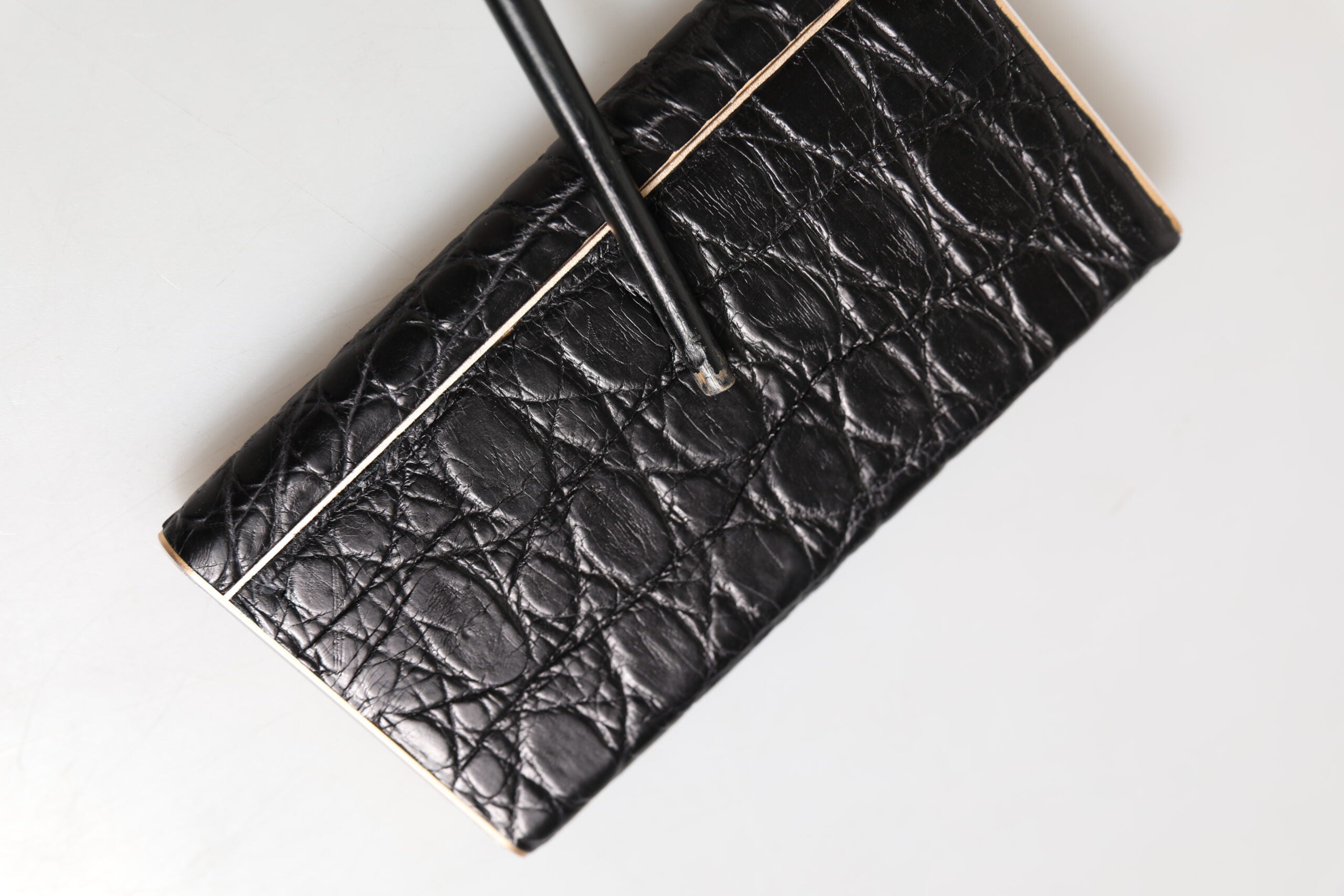 Dolce &amp; Gabbana Svart Läder Exotisk 3000mAh Powerbank Laddare USB