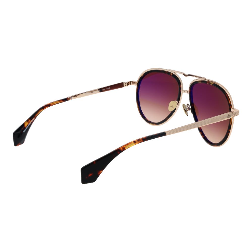 Vivienne Westwood Brown Unisex Sunglasses