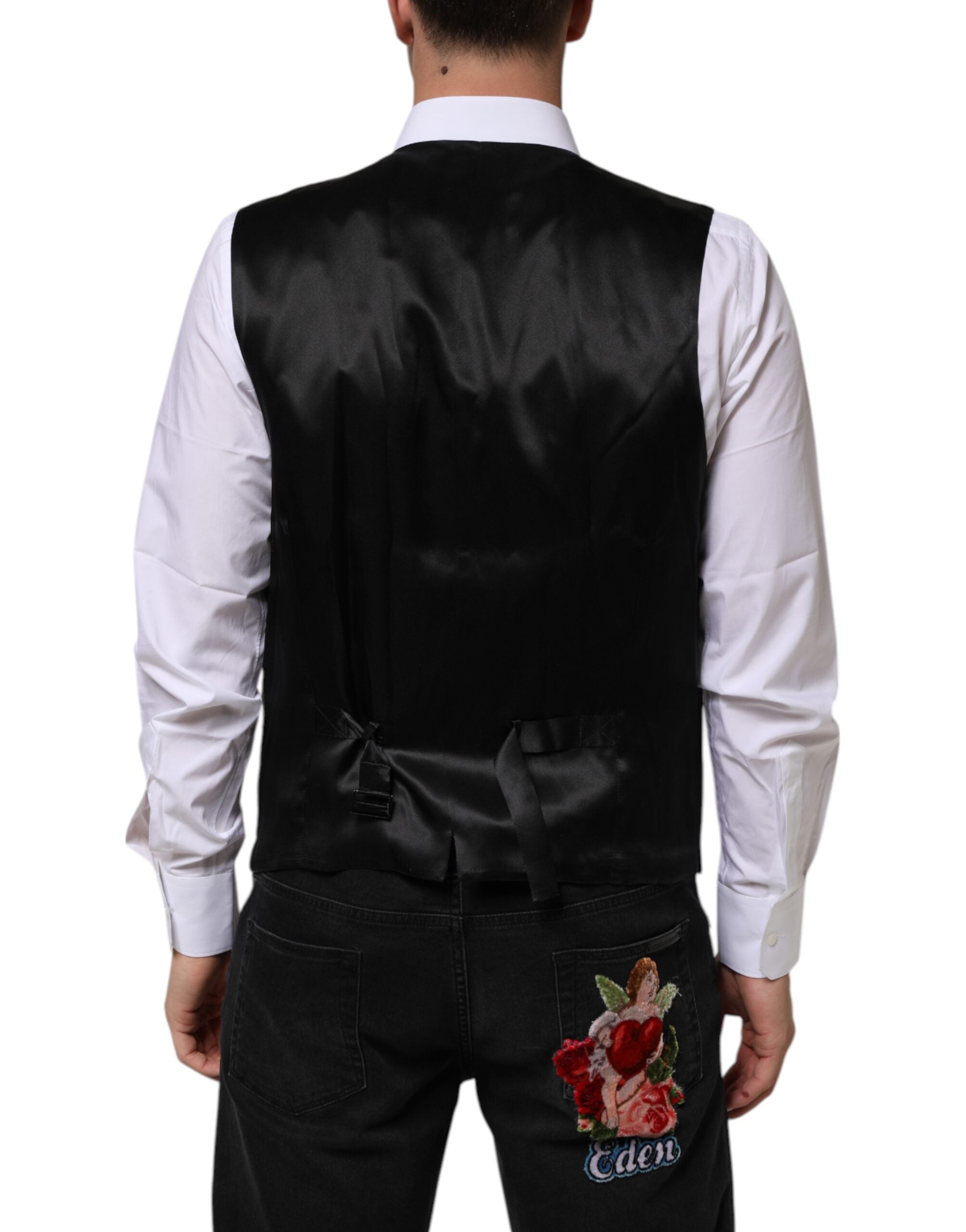 Dolce &amp; Gabbana Lilla Uldkjole Formel Vest