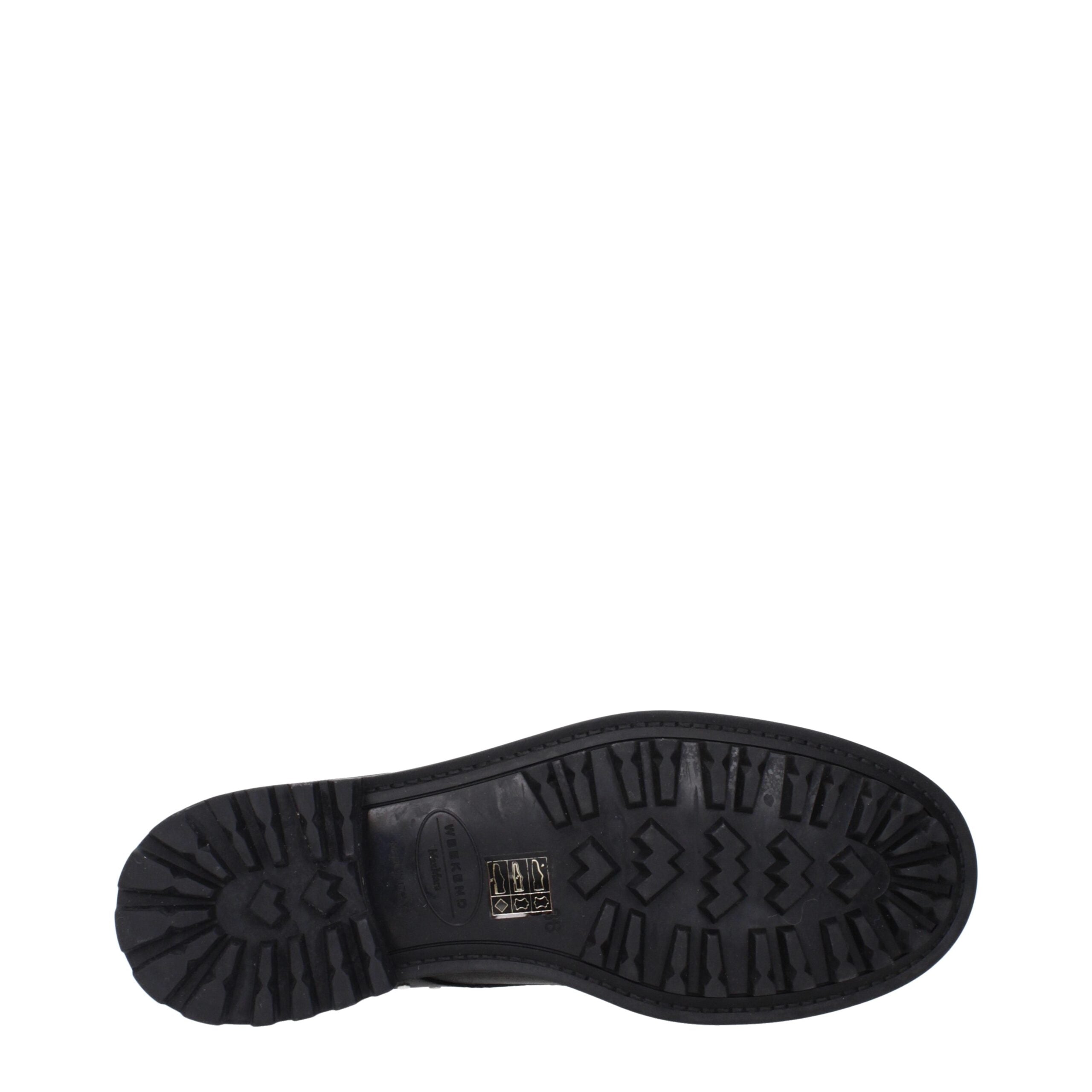Max Mara Black Leather Oxfords And Derbies