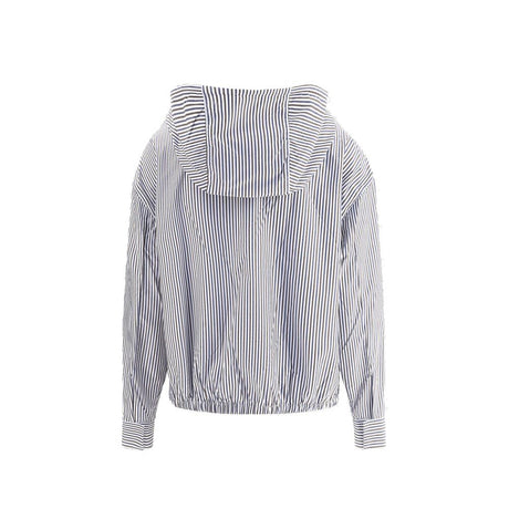 Prada Striped hooded Jacket