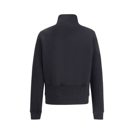 Rick Owens Black Cotton Full-Length Jacket