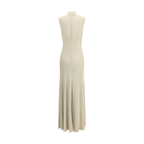 Self-Portrait Lurex knit long Dress