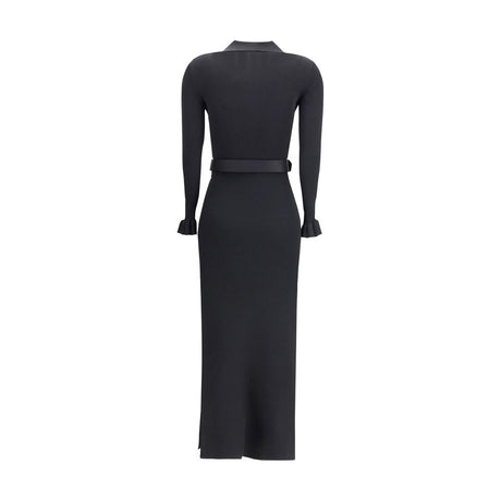 Self-Portrait Long ribbed Dress