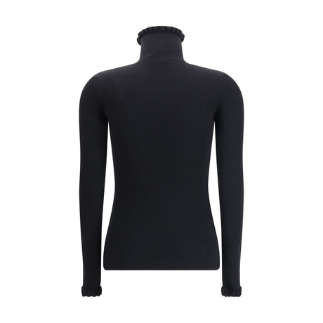 Valentino Wool Sweater with ruffled collar