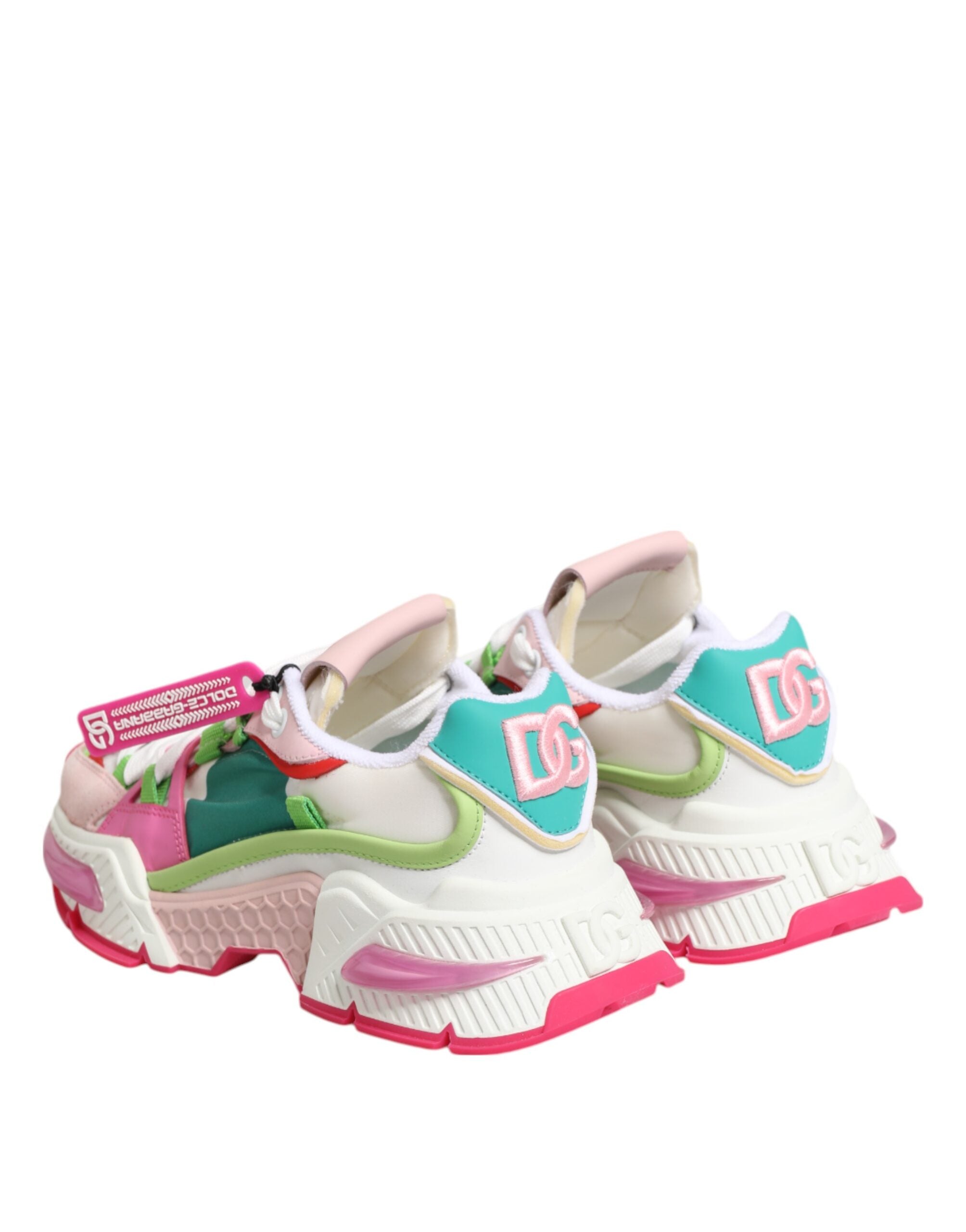 Dolce &amp; Gabbana Flerfarvede Læder Airmaster Lave Sneakersko